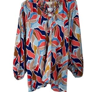 Ee:some Oversized Loose Fit Colorful Blouse M